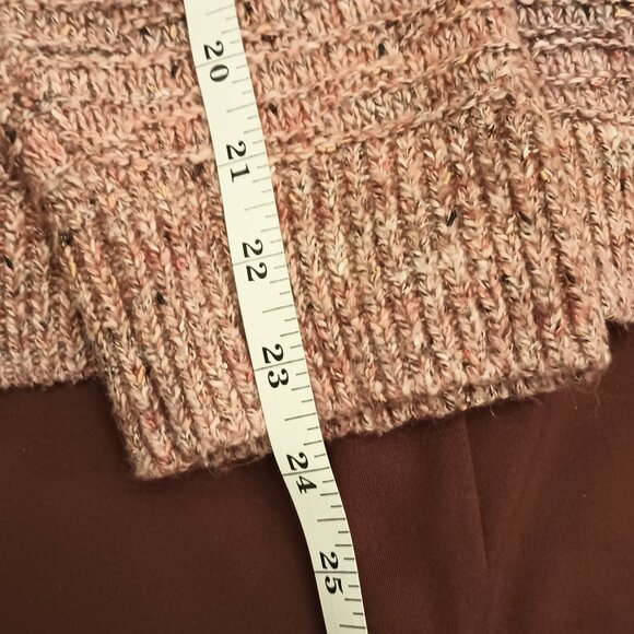 J. Jill Pure Jill Size L Pink and Brown Sweater (EUC) - Picture 5 of 9